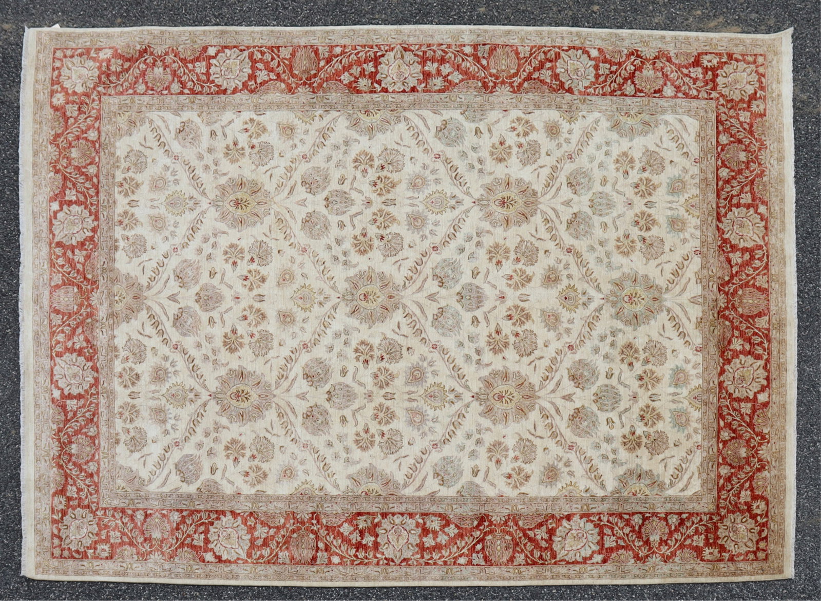 Oushak Style Wool Rug 8-11 x 11-11 (1 of 13)