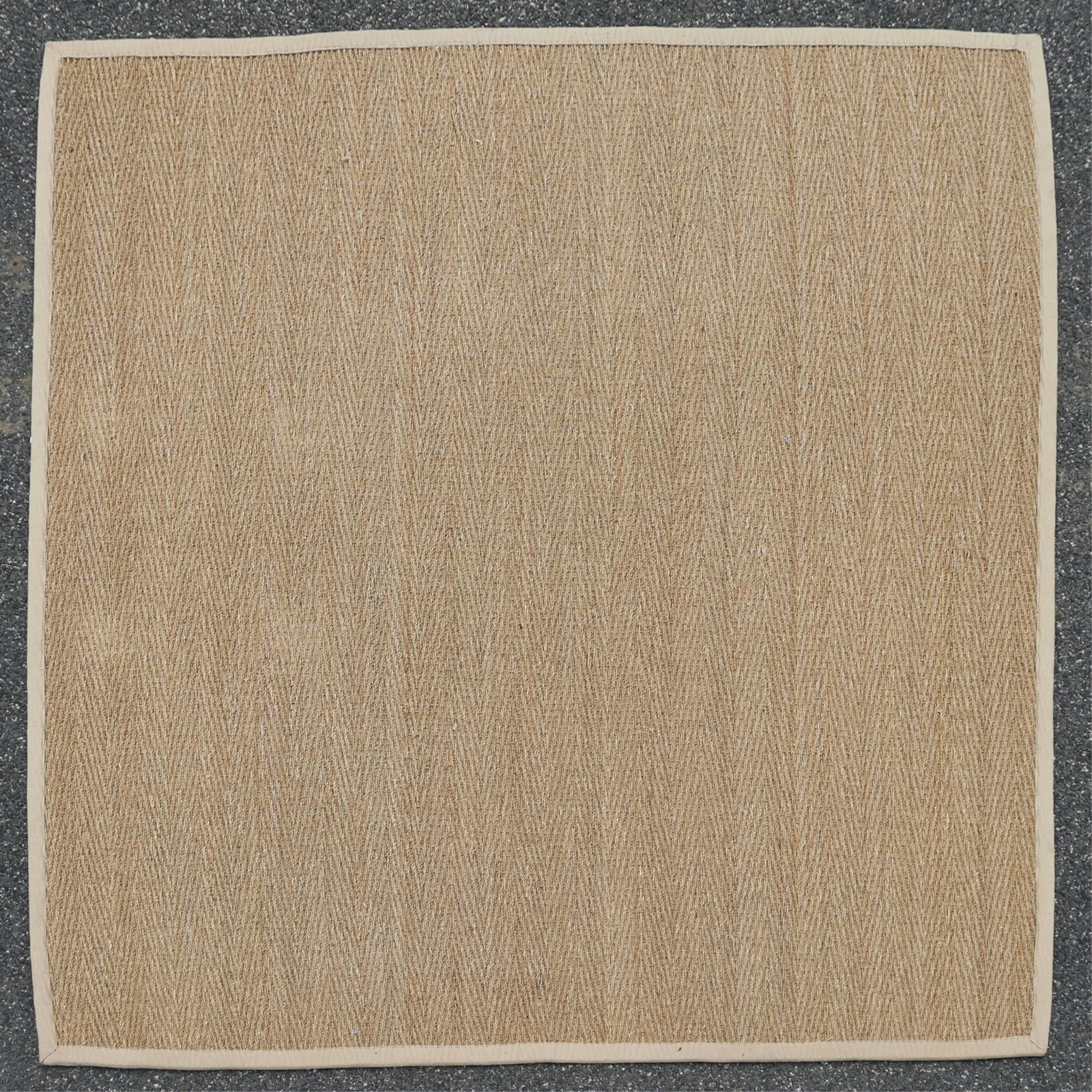 Safavieh Seagrass Woven Rug 7-11 x 7-10: Safavieh seagrass woven rug, cotton sewn border 7-11 x 7-10