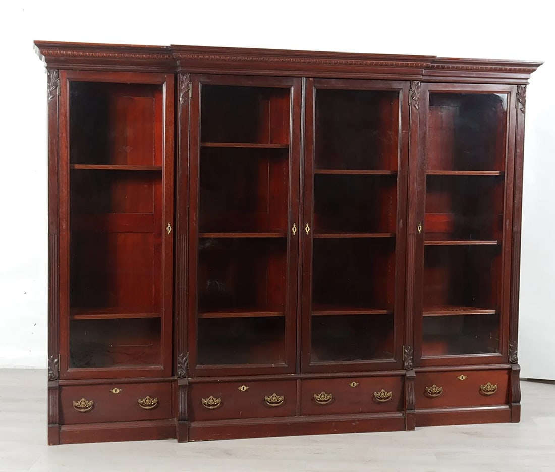 Regency Style Breakfront - 2