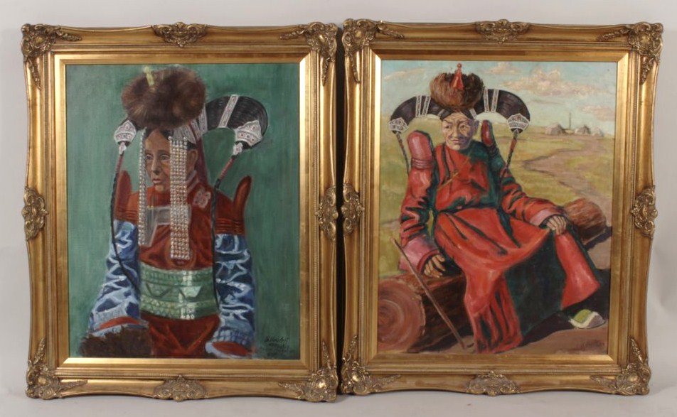 Boris Vassiloff, Mongolian Woman, 1927-29, o/c (1 of 10)