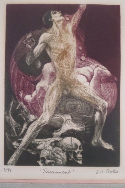 Gatja Helgart Rothe, "Recurrent", 1981, mezzotint, (1 of 6)
