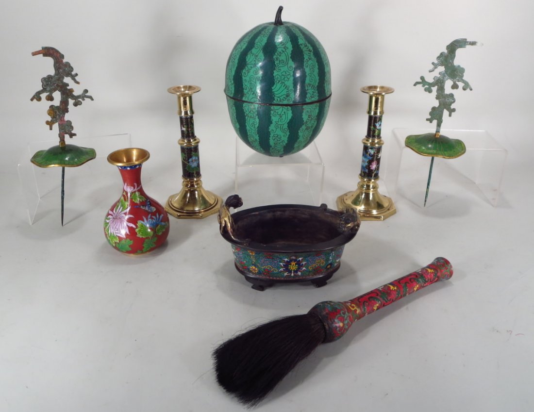 Group of Cloisonne, Asian, 20th C. (1 of 6)