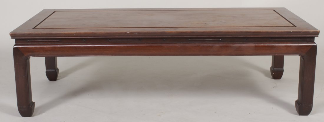 Chinese Mahogany Low Table, 20th C. (1 of 3)
