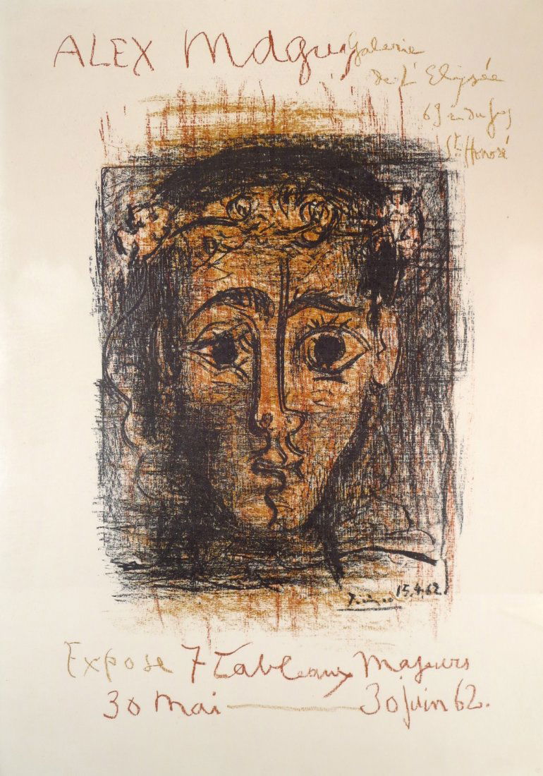 Picasso, Alex Maguy Galerie de l'Elysee, litho (1 of 6)