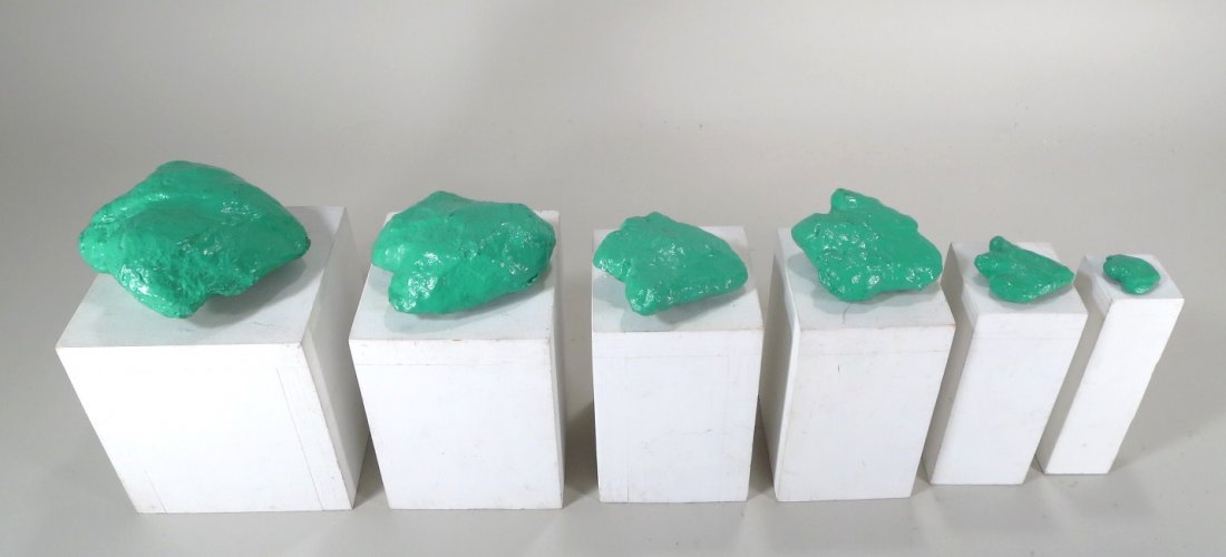 Allan McCollum, Dinosaur Tracks, 1995 (1 of 5)