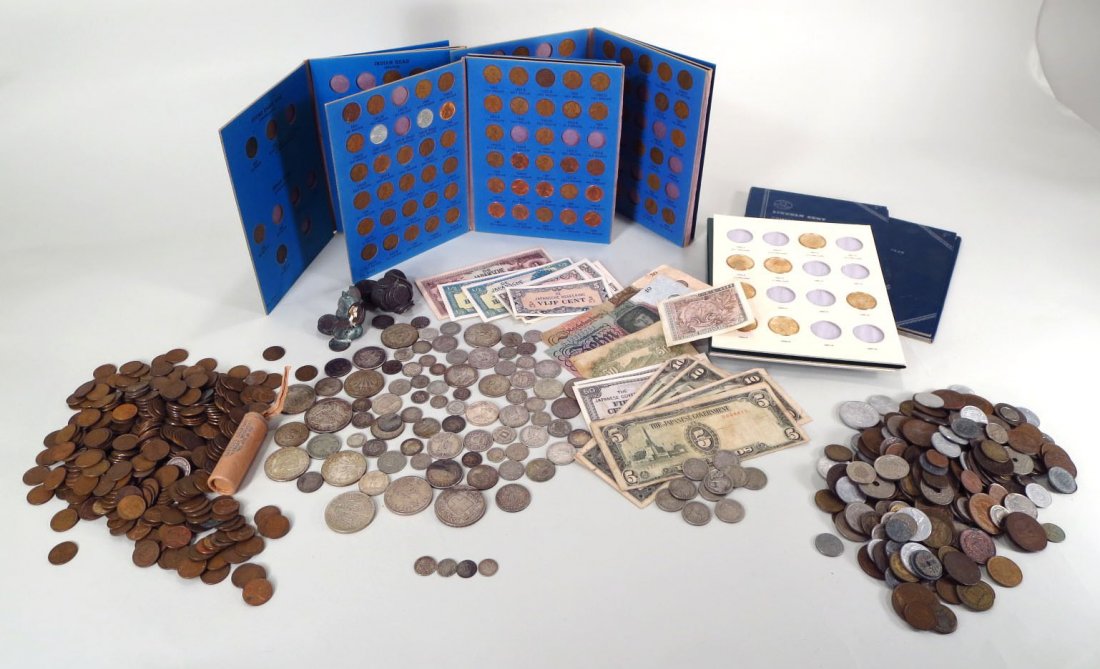 Lot of World Coinage, including U.S. 19th/20th C. (1 of 5)