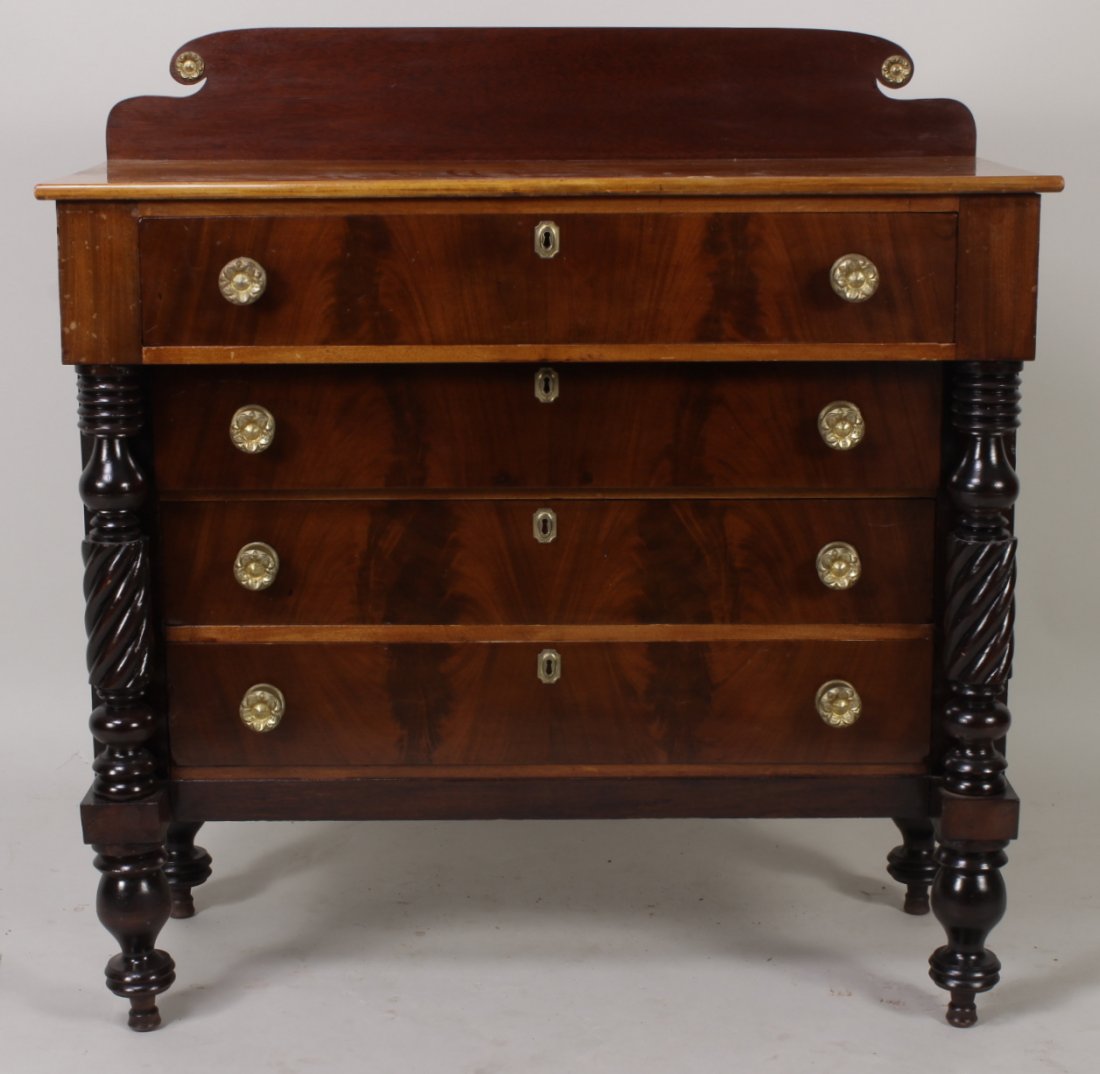 American Classical Chest Of Drawers, 19th C. (1 of 5)
