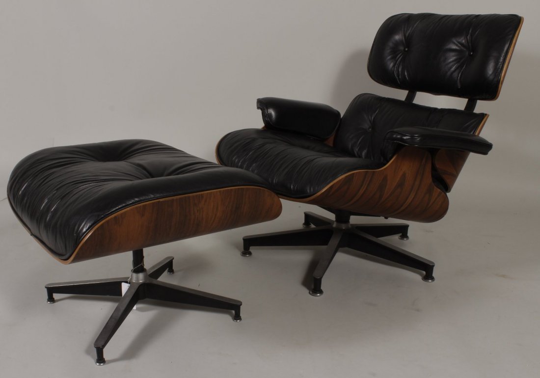 Eames for Herman Miller Chair and Ottoman (1 of 4)