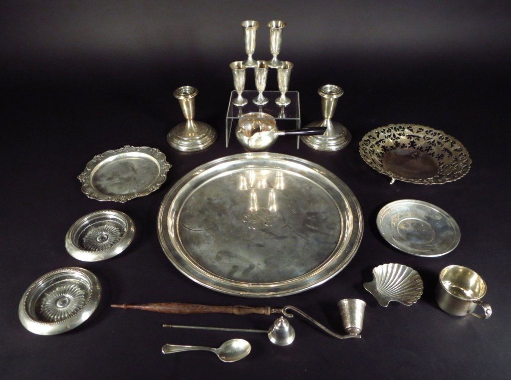 Sterling Silver Lot, American and Egyptian, 20th C (1 of 8)