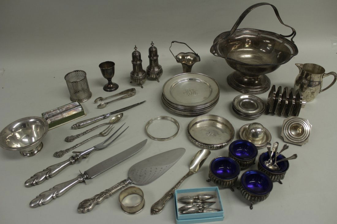 Sterling Silver and Silverplate Assorted Tableware (1 of 6)