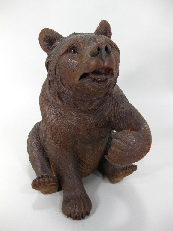 Carved Black Forest Bear as a Container (1 of 7)