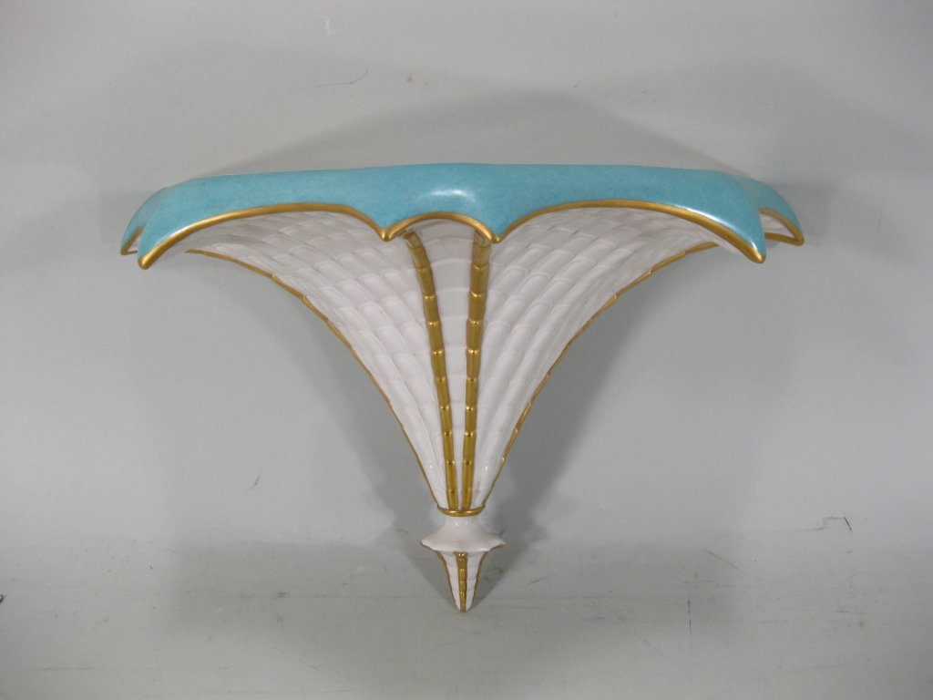 4 Various Wall Brackets: Giltwood, Porcelain etc. (1 of 9)