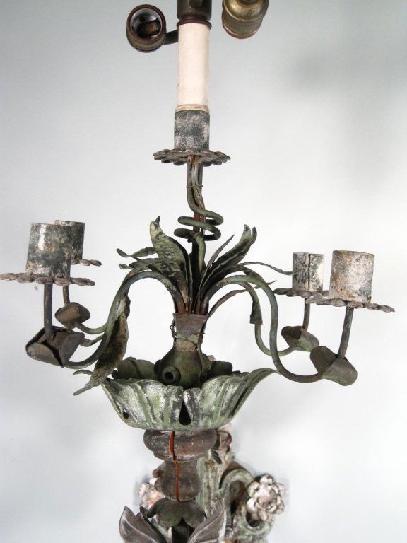 Painted Metal Wall Sconce (1 of 5)