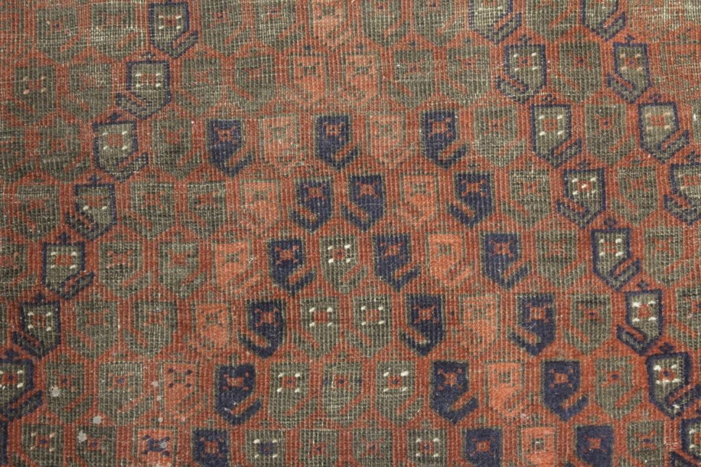 Beloochistan Mat, Early 20th C., Pear Design (1 of 7)