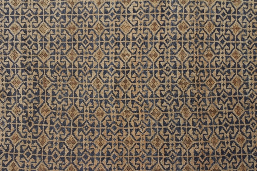 Baloochistan Rug, small blue/brown sqs, e 20th C. (1 of 6)