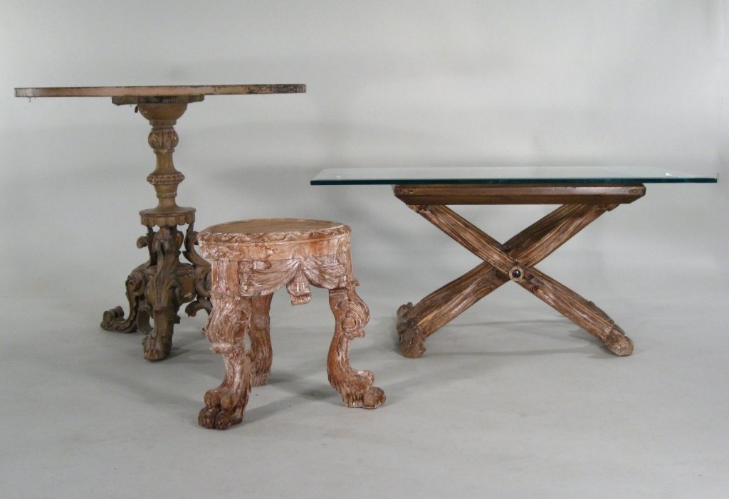 3 Louis XV & George II Style Carved Tables (1 of 8)