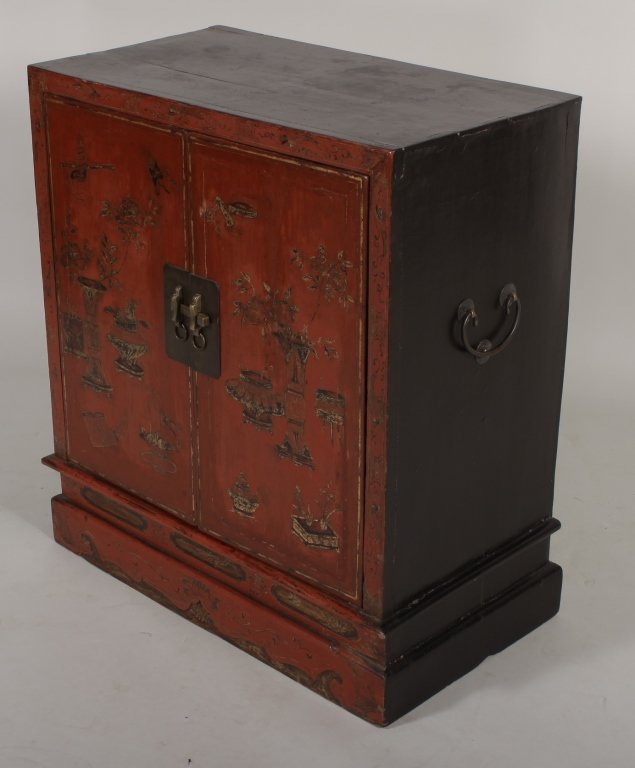 Asian Lacquered Cabinet (1 of 5)