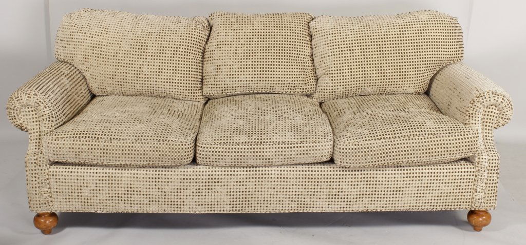 Contemporary Rolled-Arm Sofa, upholstered (1 of 5)