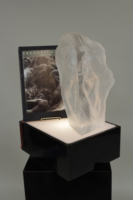 Acrylic Sculpture by Frederick Hart w/ Book (1 of 7)