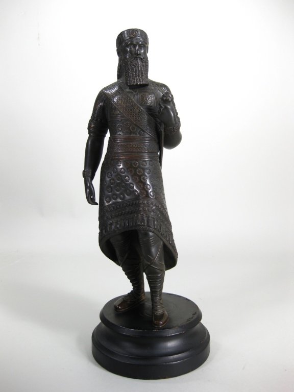 Bronze Statue of Ruler with Sword, Early 20th C. (1 of 7)
