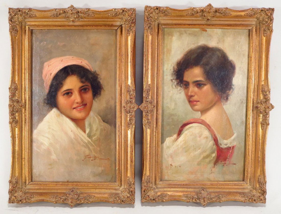 Eduardo Forlenza, Italian, 1861-1934, Two Painting (1 of 8)