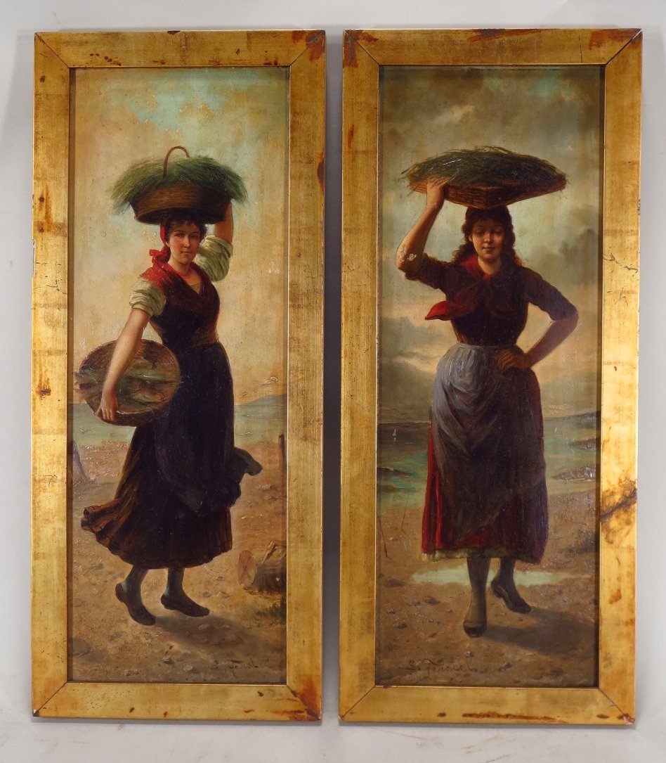 L. Ferstel, Austrian, 19th century, Two Paintings (1 of 8)