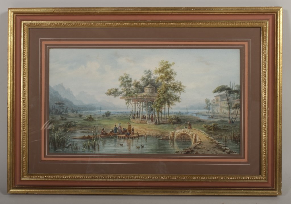 Auguste Etienne Fr. Mayer, Turkish Scene, 19th C. (1 of 6)