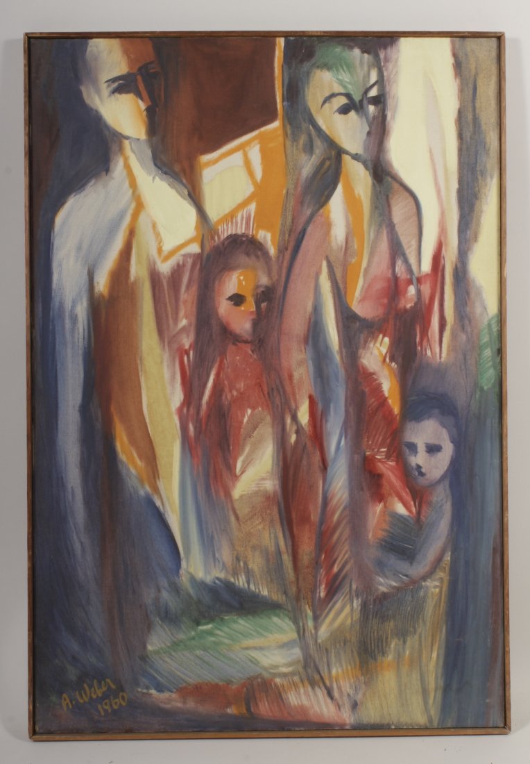 Arnold Weber, Family Group, o/c (1 of 3)