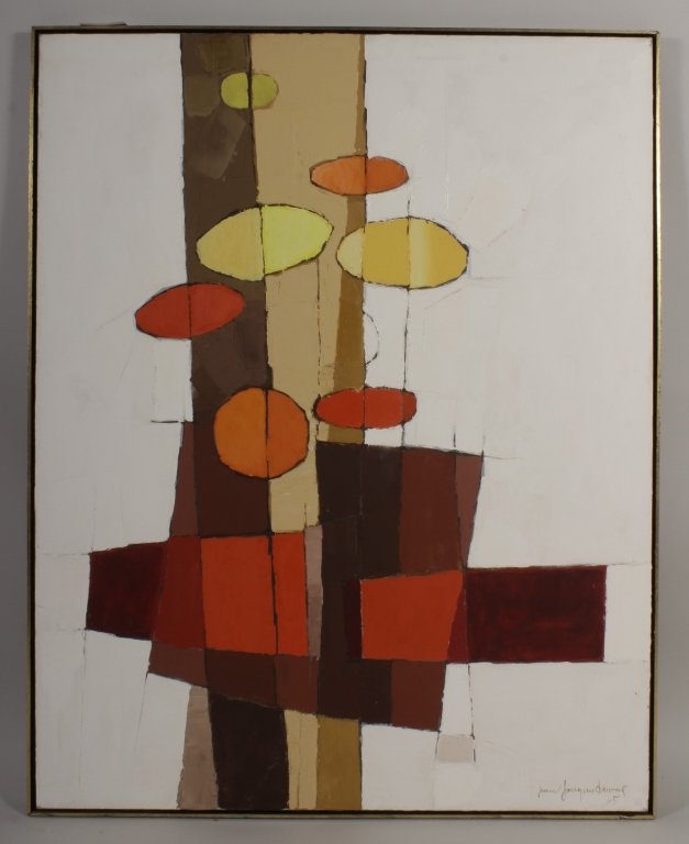 Jean Jacques Duval, Abstract Composition, o/c (1 of 5)