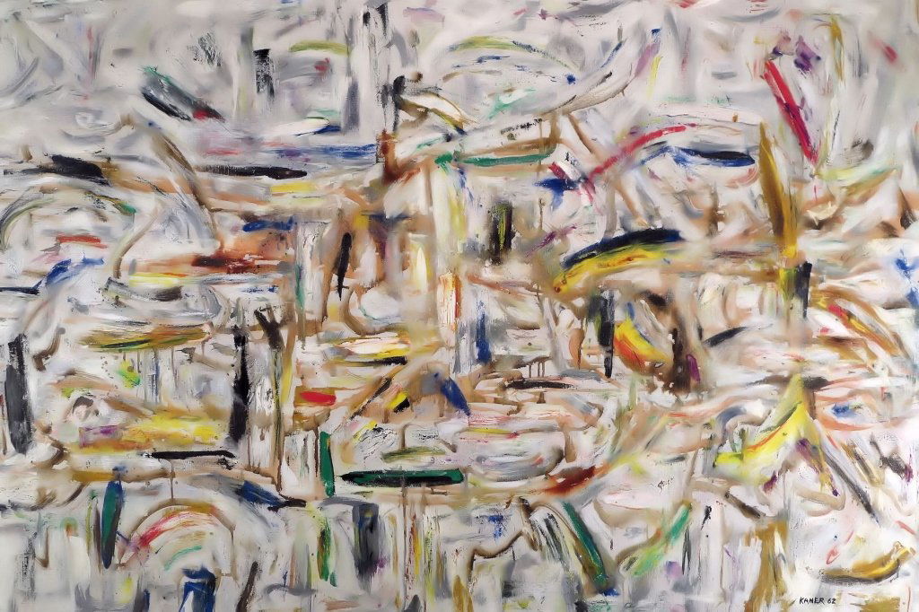 Abstract, Oil on Canvas, Sam Kaner (1 of 6)