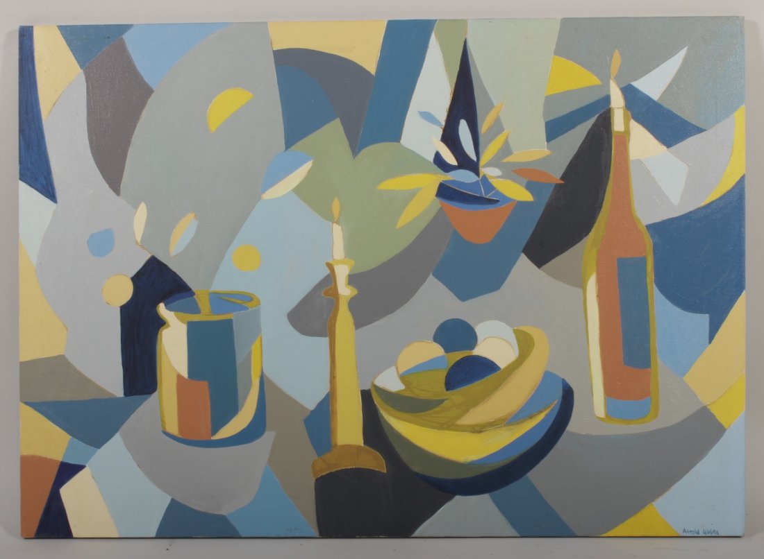 Arnold Weber, Still Life with Candles in Bottles, (1 of 4)