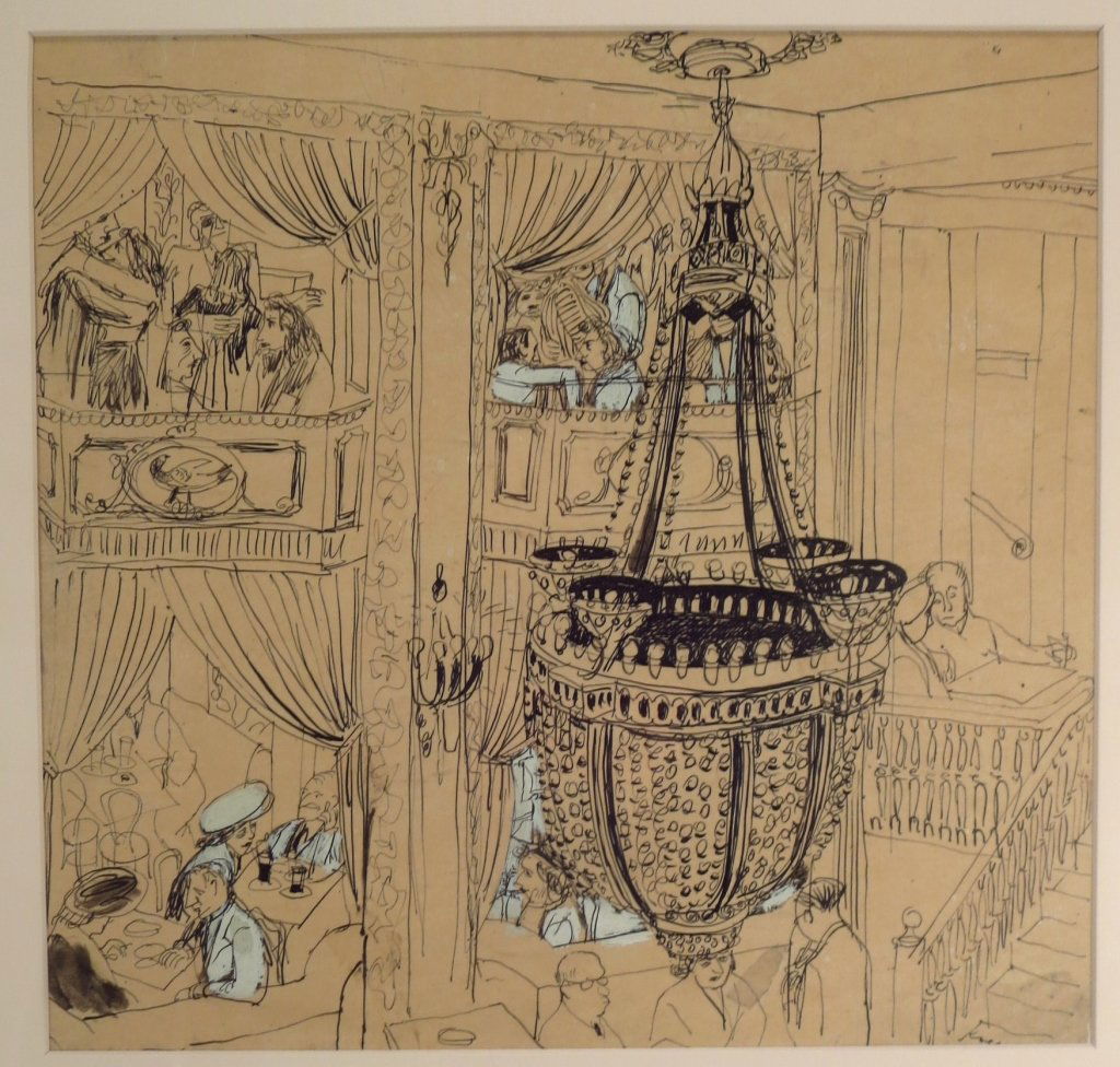 Henry Koerner, 1915-1991, 2 pen & ink (1 of 9)