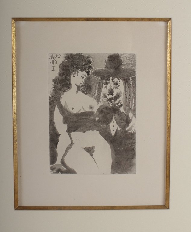 Pablo Picasso, Plate I from "La Celestine" etching (1 of 5)