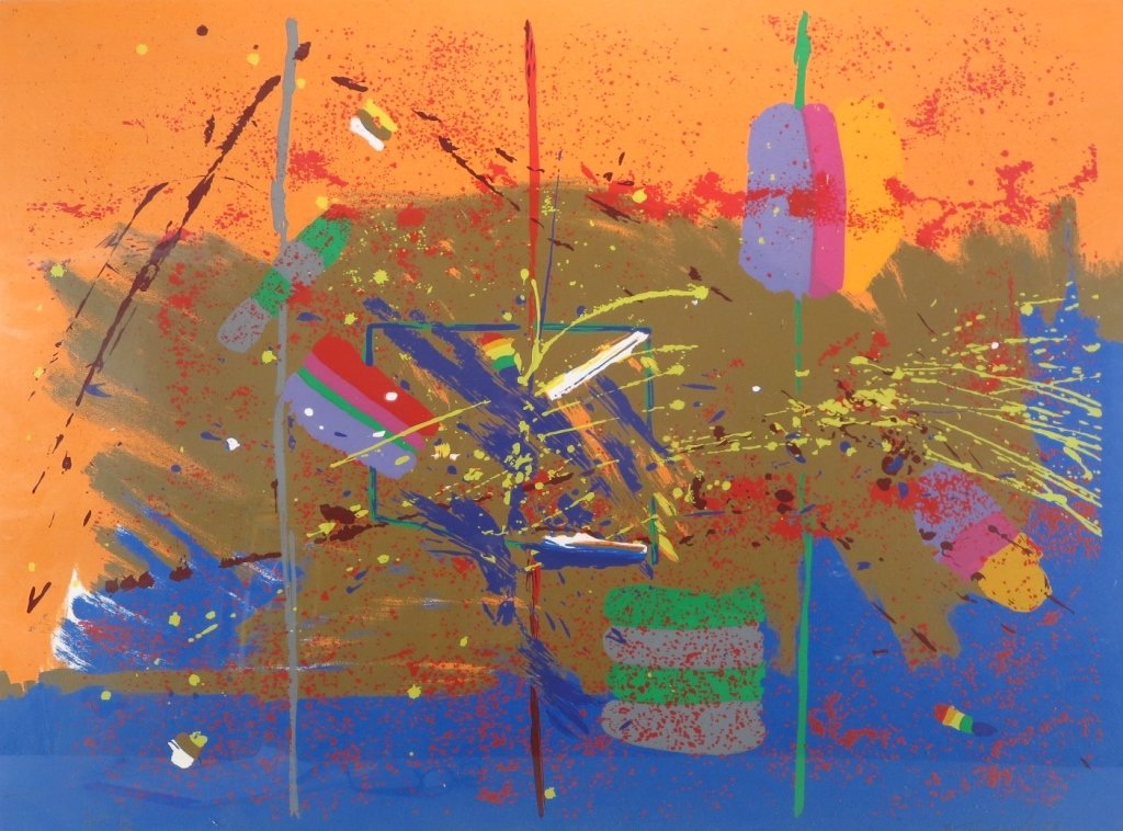 William Taggart, Abstract serigraph (1 of 7)