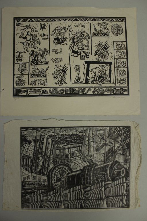 Hendrik Glintenkamp, 1887-1946, 2-Woodcuts (1 of 4)