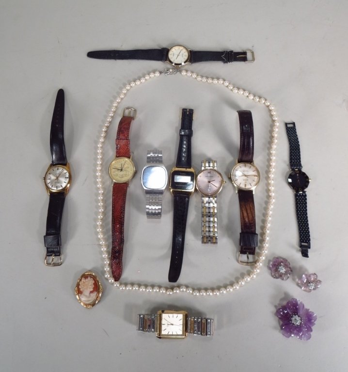 H. Stern Watch, Pearl Necklace, and Misc. Jewelry (1 of 7)