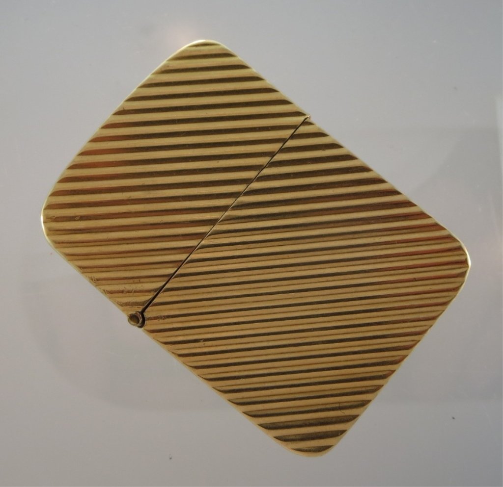 Zippo Gold Lighter, Monogrammed (1 of 5)