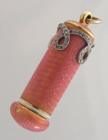 Enamel, 14K & Diamond Pencil Set, Russian, c. 1890 (1 of 5)