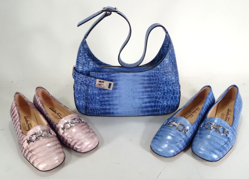 Salvatore Ferragamo Handbag and Matching Shoes (1 of 5)