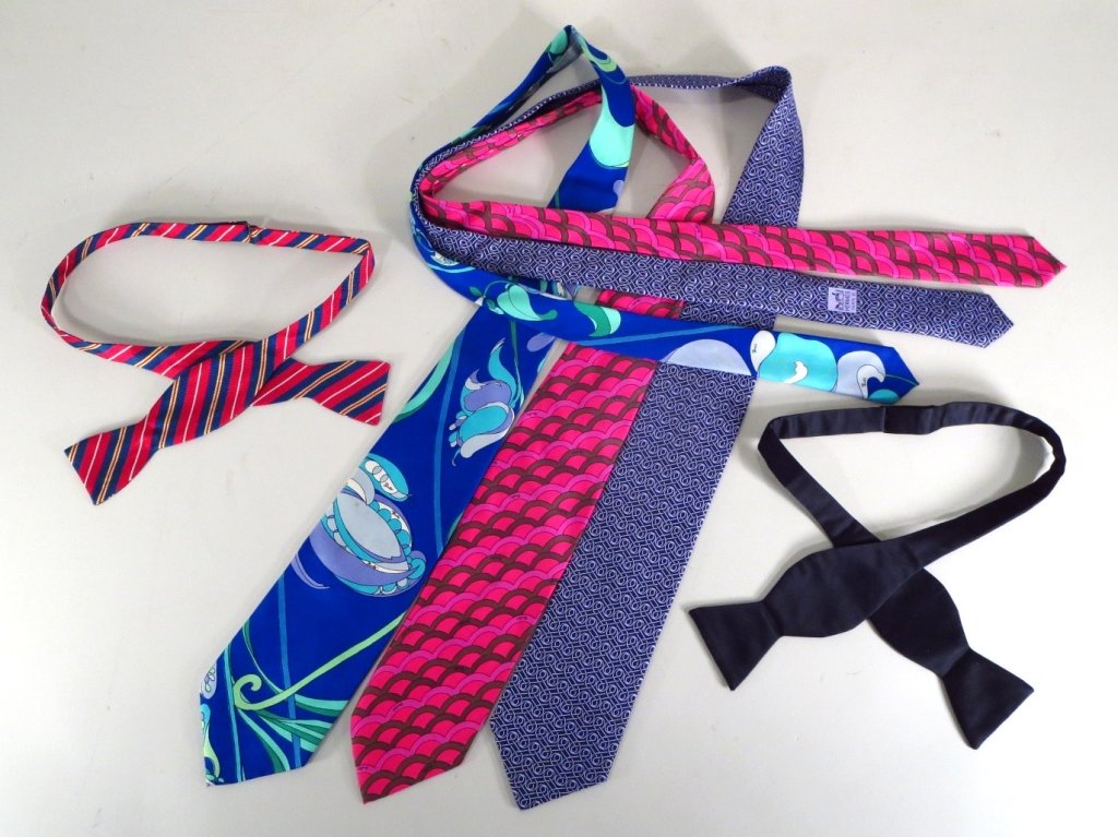 Designer Ties: Hermes, Pucci etc. (1 of 6)