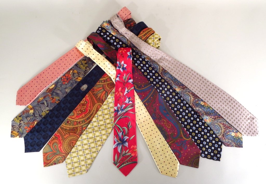 11 Men's Designer Ties: Sulka, Boss, Lanvin, Etro (1 of 5)
