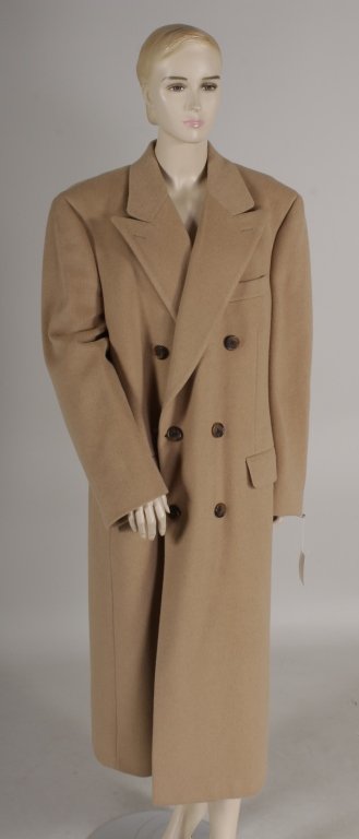 Burberry Men's Double Breasted Camel Hair Overcoat (1 of 5)