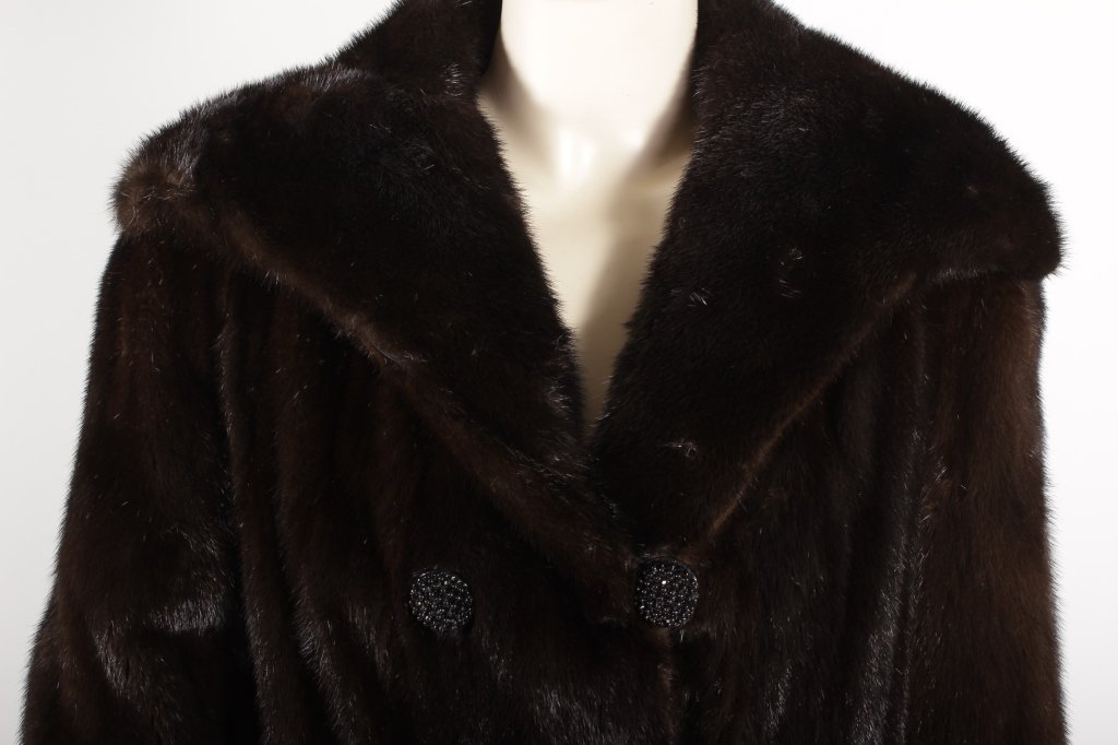 Dark Brown Mink Coat by David of NY (1 of 6)