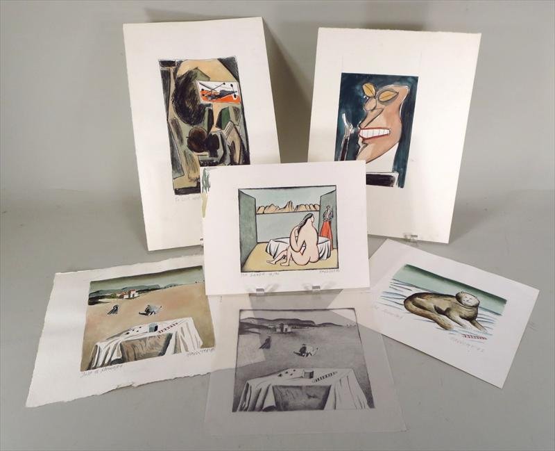 Two Modernist Compositions, Circa 1980's. (1 of 5)