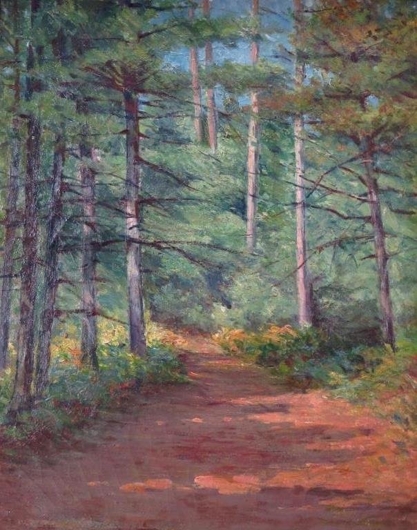 C. H. Davis, Am., Forest Clearing, O/C (1 of 6)