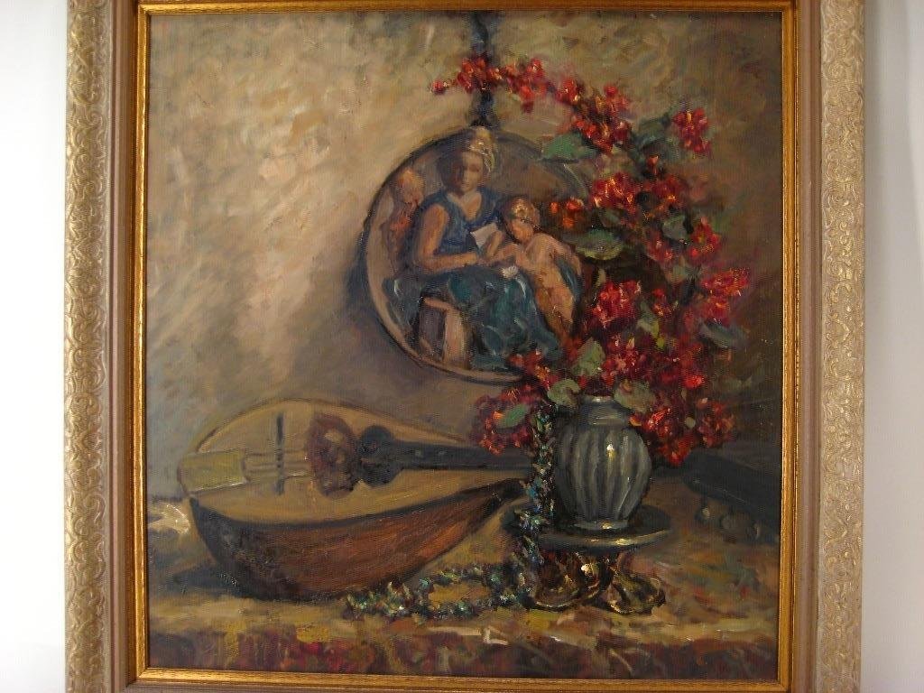 Marie Weger, Gr/Am, "Meditation" o/b (1 of 6)