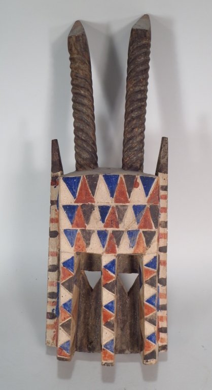Dogon Walu Dance Mask, Sudan: Dogon Carved Wood Walu Dance Mask, Sudan, 20th C., in form of an antelope head. (LUCE8262)(LUCE8262) Measurements: 21 H Condition: Condition commensurate with age and use. Property Title: Estate of Ly