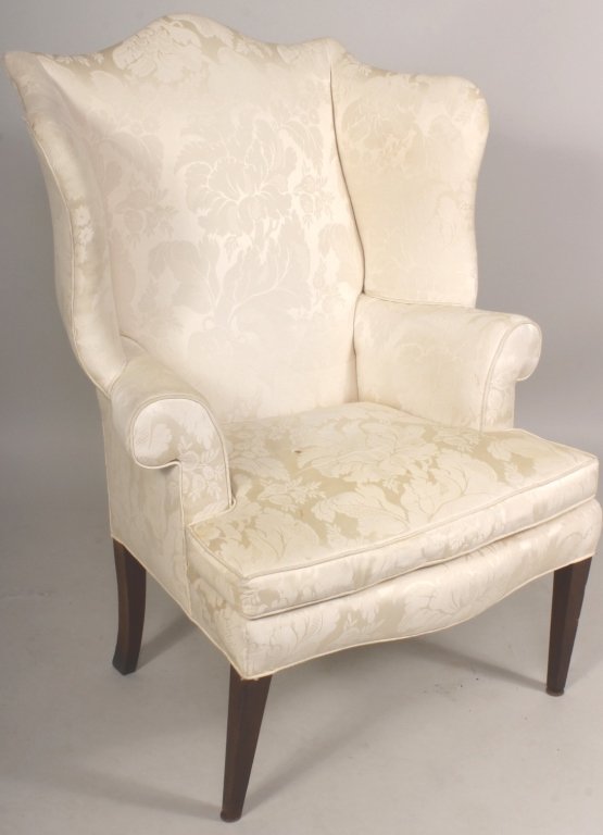 American Federal Period Wing Chair, c. 1800: A Federal Period mahogany wing chair, c. 1800 BIOGRAPHY: Mary "Maura" Dillon Pichetto passed away in 2013. An alternate delegate to the 1976 Republican National Convention, Pichetto was the daughter-i