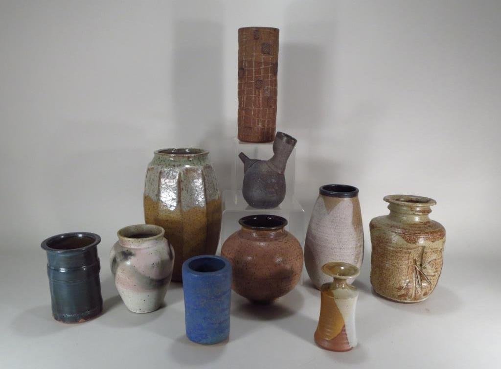 10 Pieces of Art Pottery (1 of 3)