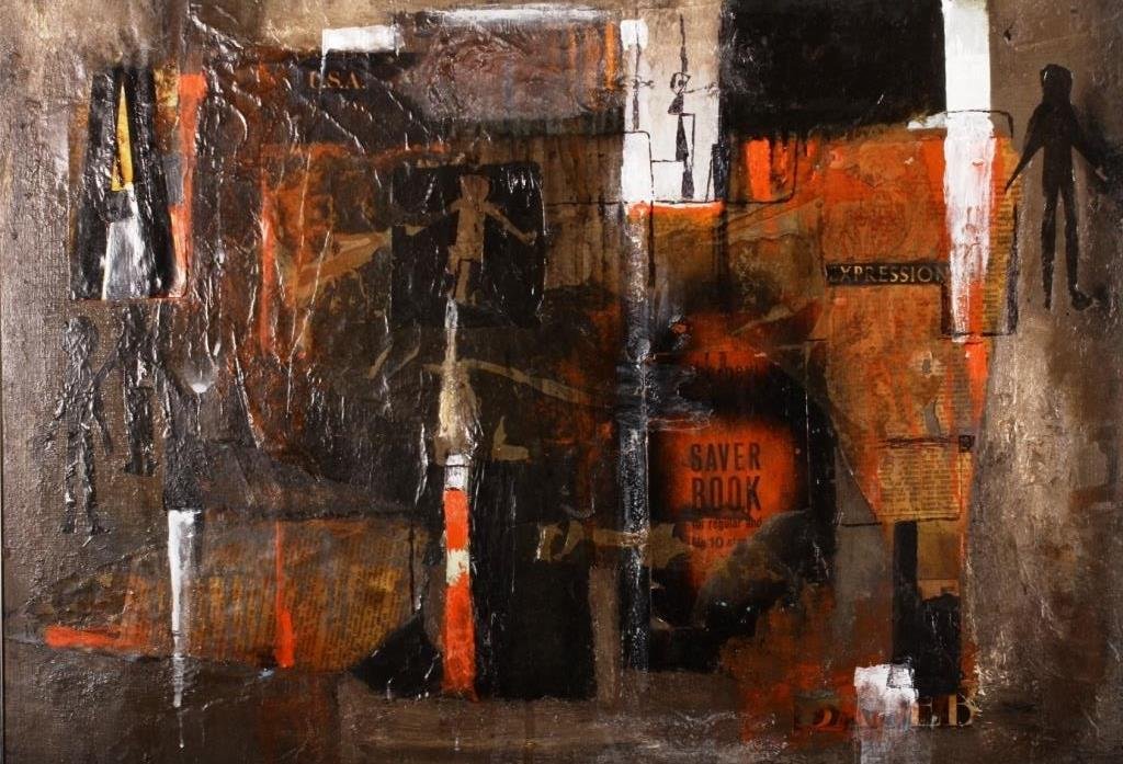 L.F. Berger, Am.Mid 20th C., Abstract (1 of 3)